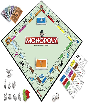 Imagen de Clasico monopoly de hasbro el original juego de mesa numero 0