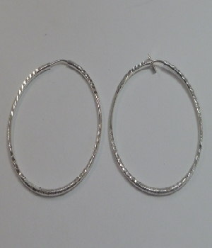 Imagen de Arracada en forma ciruclar de plata 925 numero 0