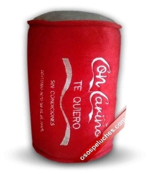Imagen de Lata de refresco con cariño de peluche numero 0