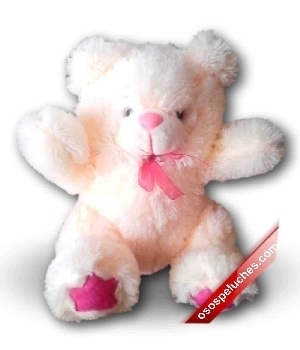 Imagen de Osito patas de estrella Rosa 30 cms numero 0