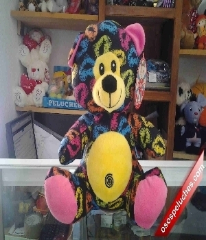 Imagen de Oso de peluche besos negro numero 0