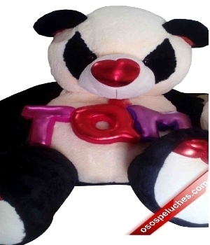 Imagen de Panda de peluche gigante mega jumbo numero 0