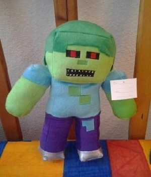 Imagen de Minecraft de peluche llavero numero 0