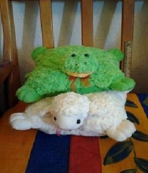 Imagen de Cojines de peluche con cara de animal numero 0