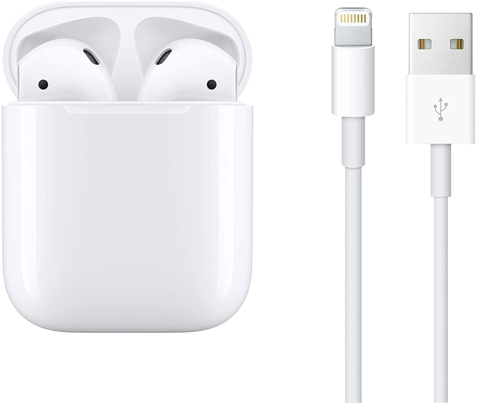 Imagen de Airpods de apple con estuche y cable cargador audifonos inalambricos o numero 3