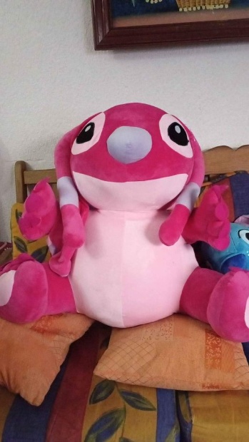 Imagen de Angela de peluche stitch rosa de 90 cms numero 2