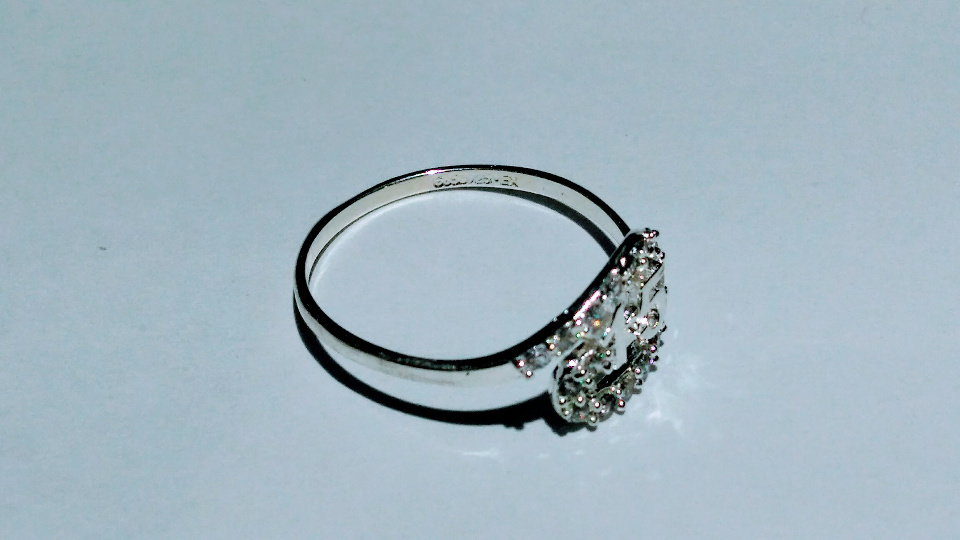 Imagen de Anillo de plata quince años num 7 y 8 numero 2