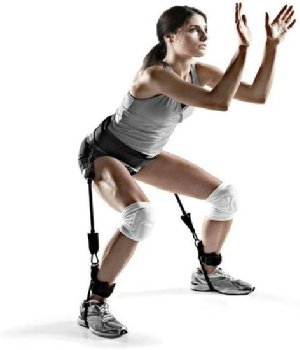 Imagen de Bandas de resistencia para pierna diversos ejercicios