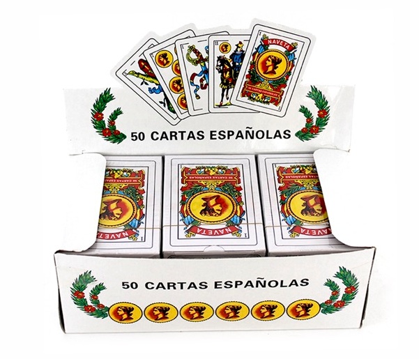 Imagen de Baraja espanola de 9 x 6 cm  de 50 cartas