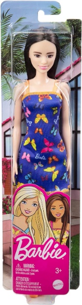 Imagen de Barbie original basics vestido azul mariposas oriental numero 4