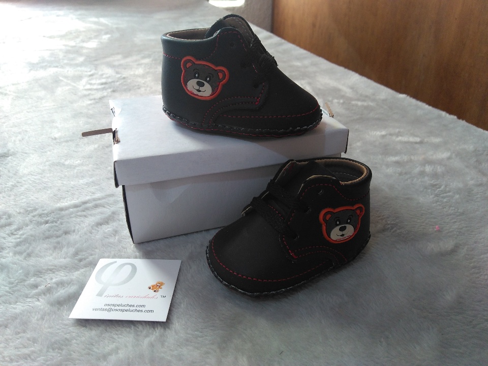 Imagen de Botines para bebe negros del osito numero 1