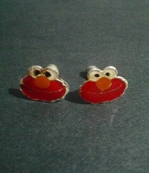 Imagen de Broqueles de plata elmo 925 numero 0