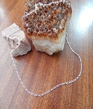 Imagen de Cadena de plata tipo forzada de 55 cms numero 0