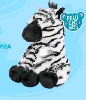 Imagen de Cebra de peluche premium de 25 cms numero 0
