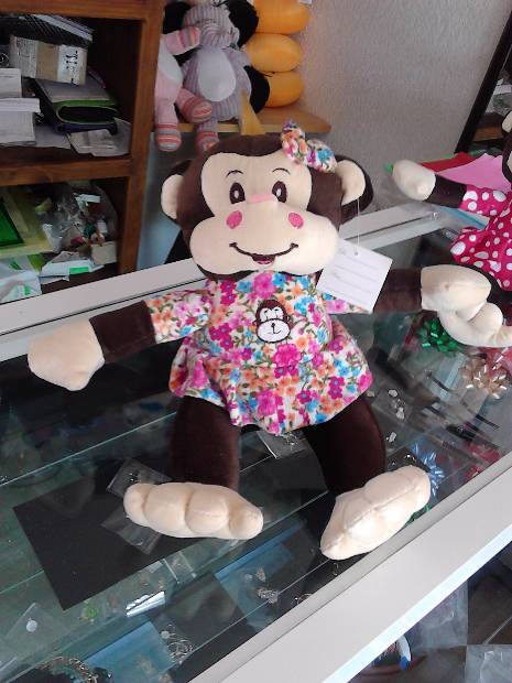Imagen de Changuitas de peluche con vestido numero 1