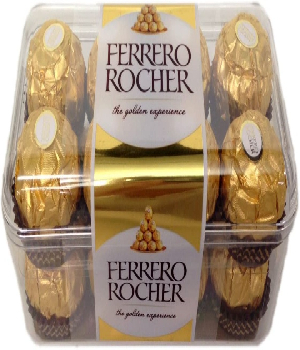 Imagen de Chocolates Ferrero Rocher caja con 16 piezas