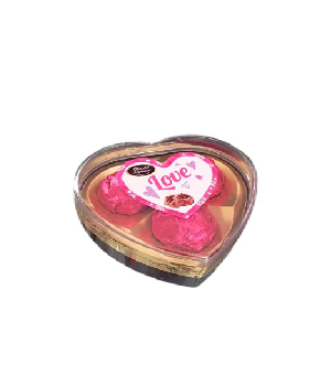Imagen de Chocolates estuche de corazon 3 piezas 35 gramos numero 0