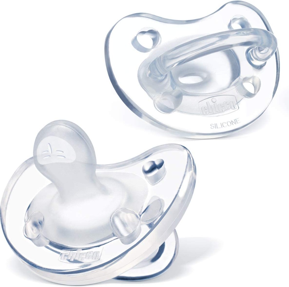 Imagen de Chupon de silicon suave para bebes transparente numero 1