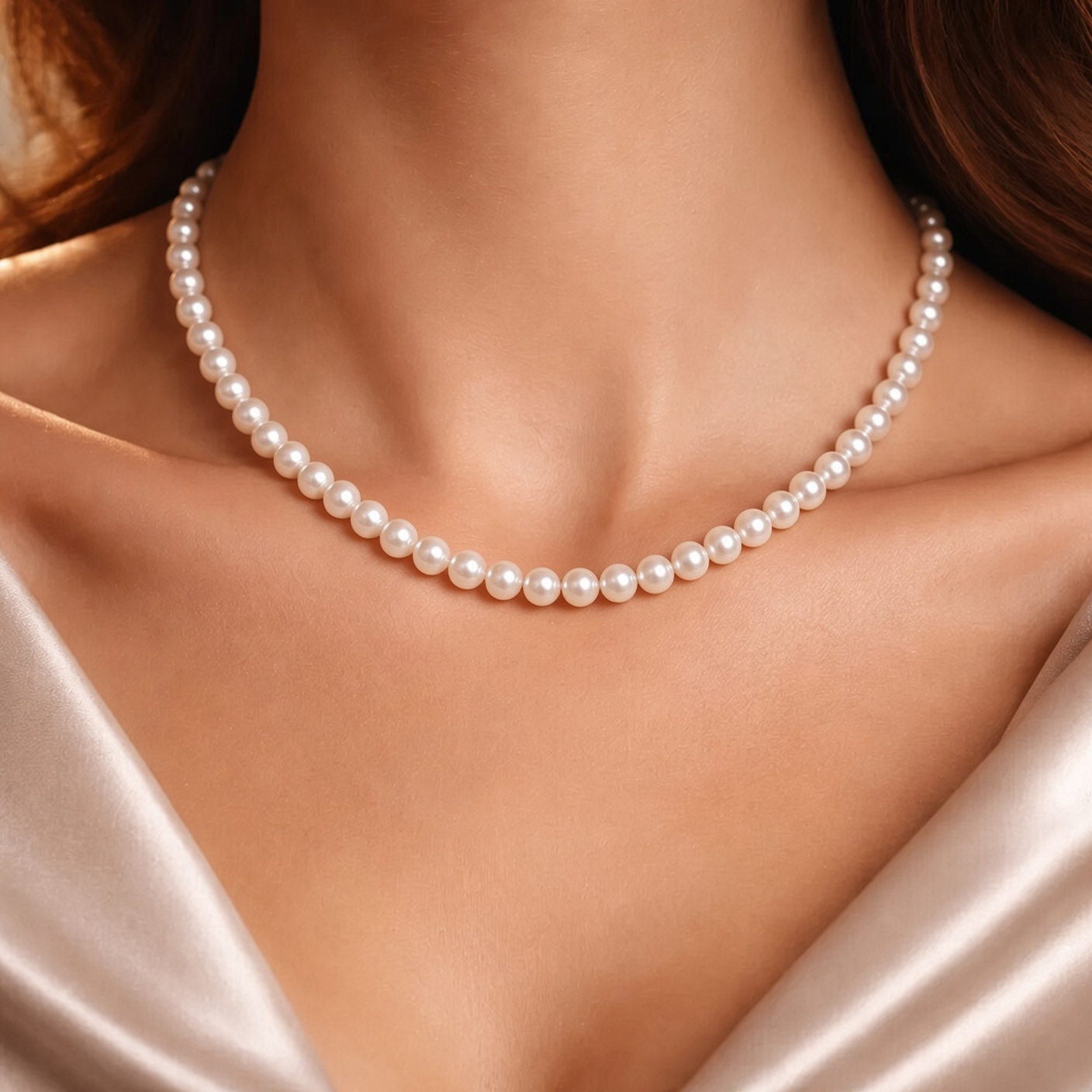 Imagen de Collar de Perlas de Fantasía Con Extensión numero 1