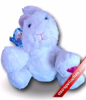Imagen de Conejo de peluche blanco (18 cms sentado) numero 0