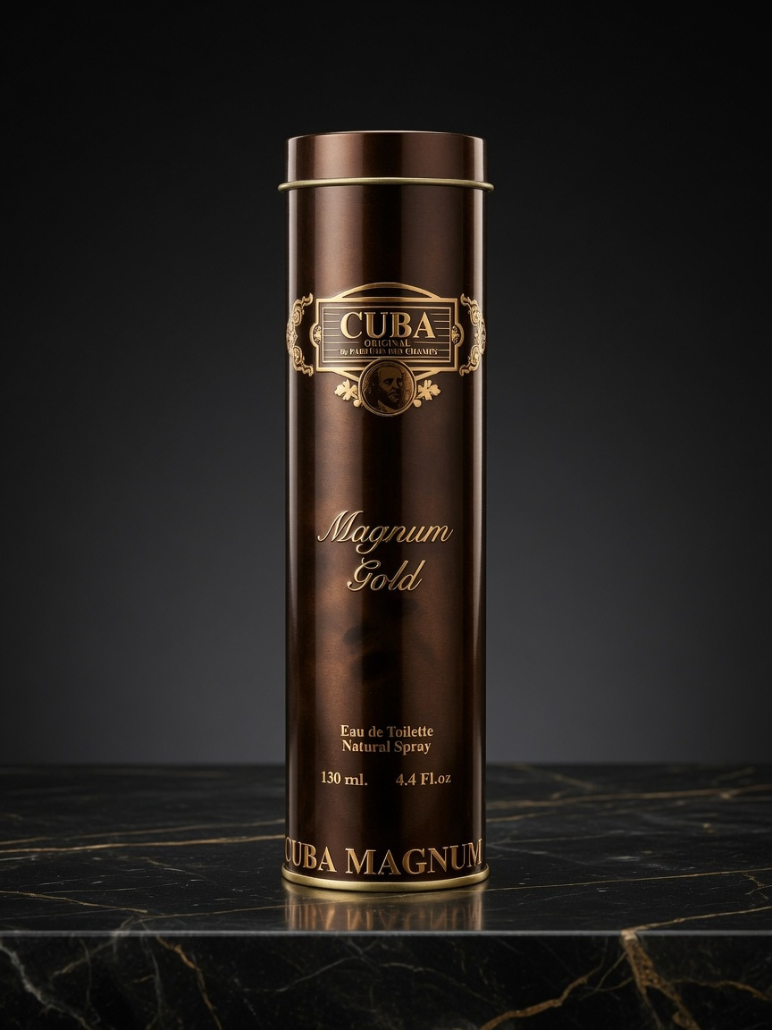 Imagen de Cuba Magnum Gold Perfume 130 ml Original By Parfums Des Champs numero 1