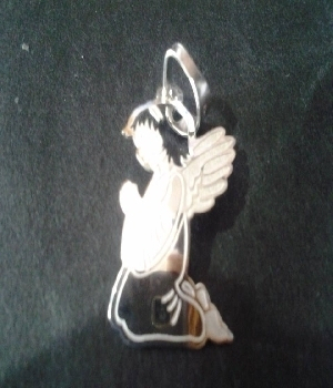 Imagen de Dije De Plata .925 Angelito De Mi Guarda 3 Cm numero 0