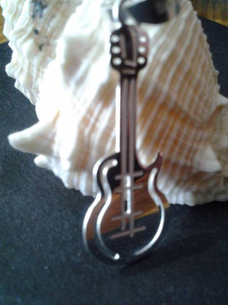 Imagen de Dije De Plata .925 Guitarra Eléctrica  numero 1