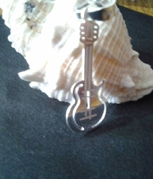 Imagen de Dije De Plata .925 Guitarra Eléctrica  numero 0