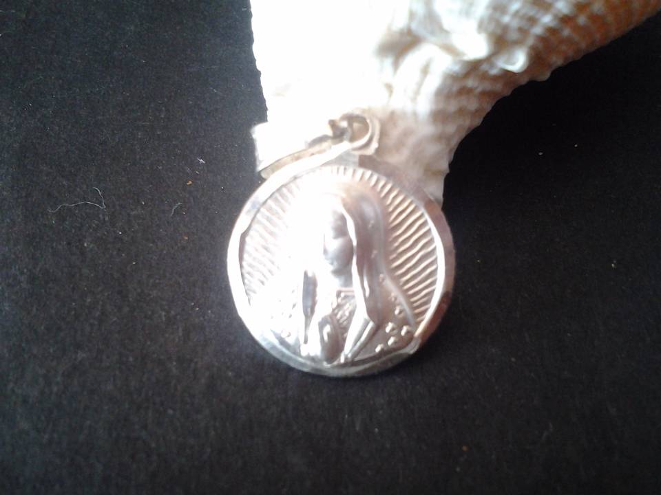 Imagen de Dije de plata .925 virgen de Guadalupe 1.6 cm numero 2