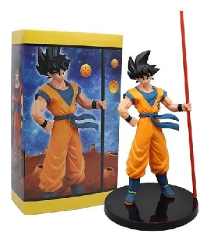 Imagen de Figura de accion Goku con baculo sagrado de 28 cms Dragon Ball