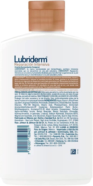 Imagen de Lubriderm Reparación intensiva crema corporal de 400 ml recomendada por dermatologos