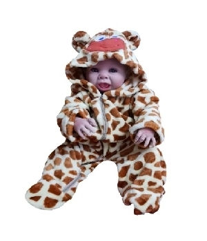 Imagen de Mameluco para bebé de jirafa unisex