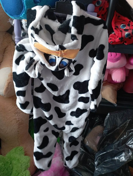 Imagen de Mameluco tipo vaca para bebe de 1 a 3 años numero 2