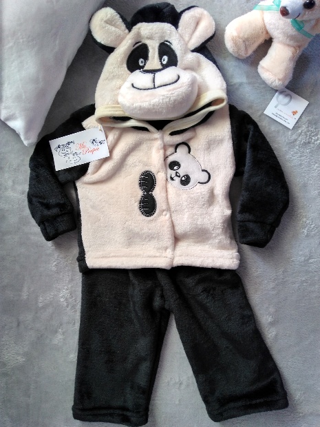 Imagen de Mameluco safari panda para bebe numero 1