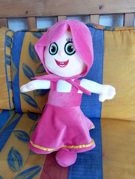 Imagen de Masha de peluche de 50 cms color rosa numero 1