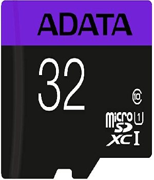 Imagen de Memoria Micro SD ADATA de 32 GB con adaptador SD