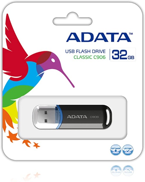 Imagen de Memoria USB 32 GB ADATA con tapa modelo c906 numero 1