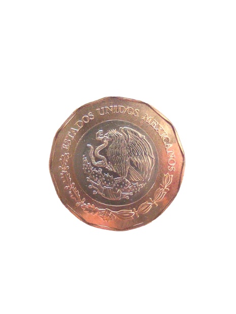 Imagen de Moneda Bicentenario de la Independencia Nacional de 20 pesos numero 1