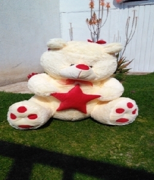 Imagen de Osa de peluche con diadema grande numero 0