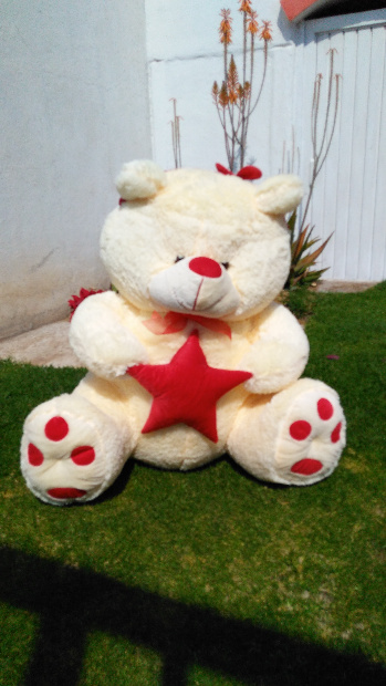 Imagen de Osa de peluche con diadema grande numero 1