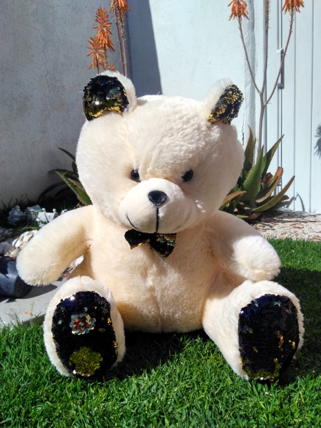 Imagen de Ositos de peluche con lentejuela reversible numero 1