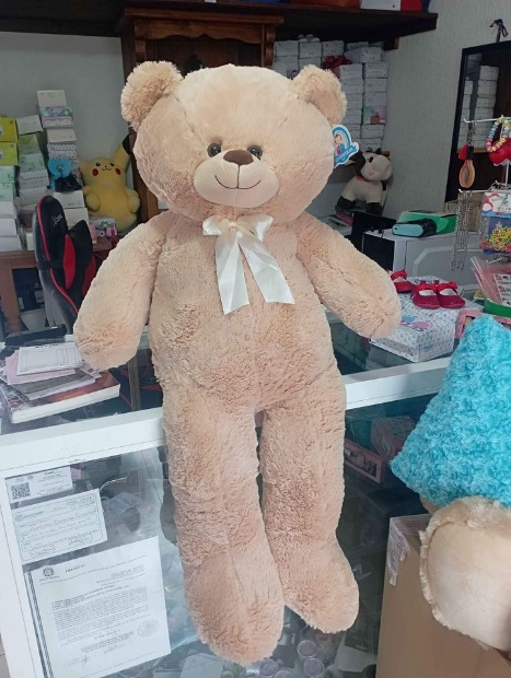 Imagen de Oso de peluche gigante miel de 90 cm  numero 2