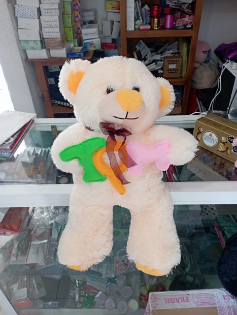 Imagen de Oso de peluche grande TQM num 2 de 55 cms numero 2