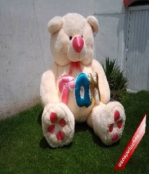 Imagen de Oso De Peluche Gigante Mega TQM 1.20m sentado numero 0