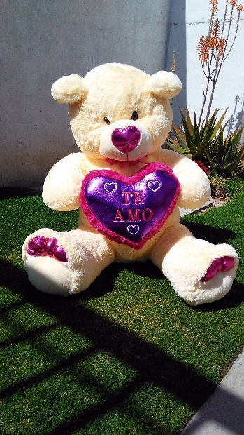 Imagen de Oso dany gigante con corazón violeta numero 1
