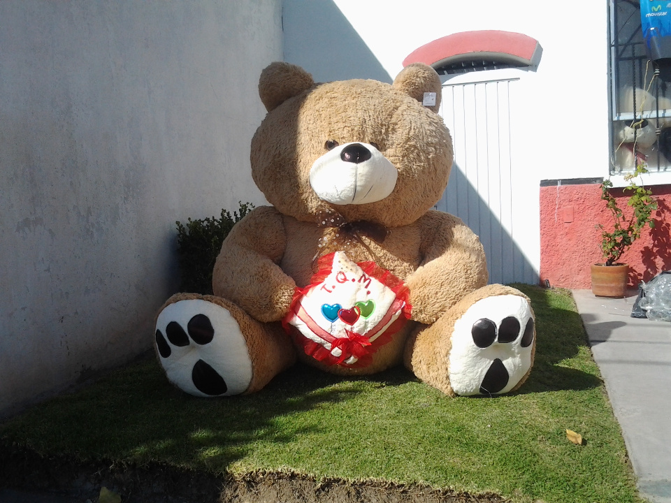 Imagen de Oso de peluche mega jumbo café numero 1