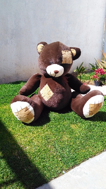Imagen de Oso parches de peluche grande numero 1
