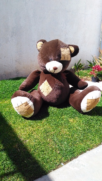 Imagen de Oso parches de peluche grande numero 2
