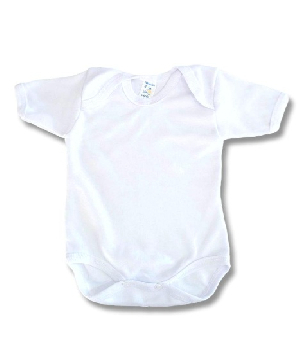 Imagen de Pañalero para bebe manga corta color blanco talla 3 meses