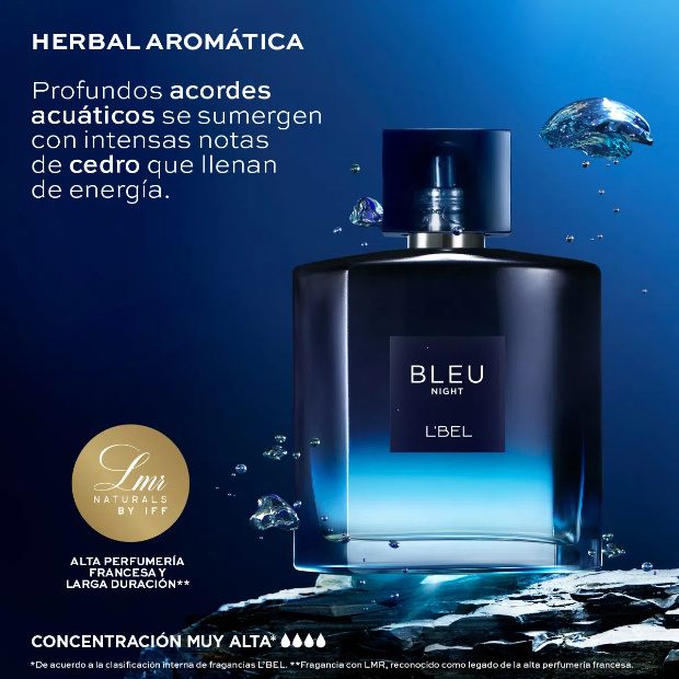 Imagen de Perfume para hombre Bleu Intense Night 100 ml LBEL numero 3